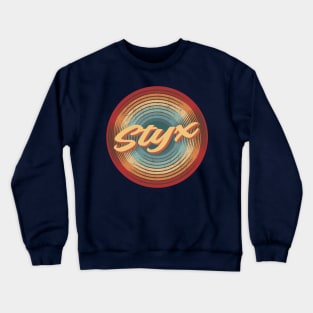 Styx Vintage Circle Crewneck Sweatshirt